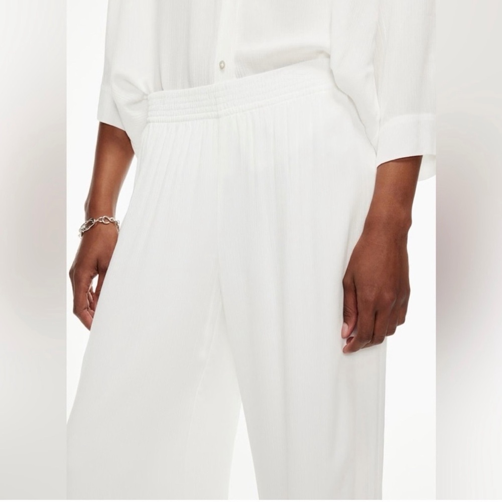 Aritzia Babaton ECOVERO™ Relaxed Straight-Leg Pants - Cream/Ivory - Size Small - Picture 6 of 16